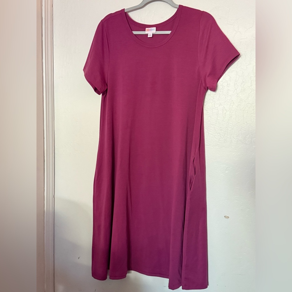 LuLaRoe Jessie Dress SIZE LARGE FITS 14/16 EUC